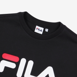 Fila Linear Logo One-on-one - Naisten Hoodie - Mustat | FI-84697